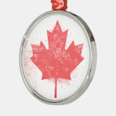 Ornement Métallique Drapeau du Canada (Gauche)