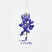 Ornement métallique du Texas Bluebonnet (Verso)