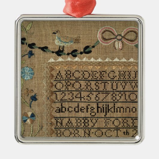 Ornement Métallique Échantillonneur par N.Ford, 1799, New Hampshire (Devant)