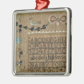 Ornement Métallique Échantillonneur par N.Ford, 1799, New Hampshire (Gauche)