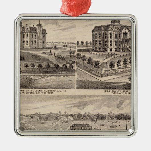 Ornement Métallique École de Shattuck, Faribault Willis Hall, (Devant)