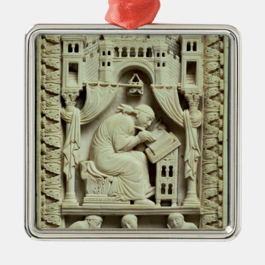 Ornement Métallique Écriture de St Gregory avec des scribes ci-dessous (Devant)