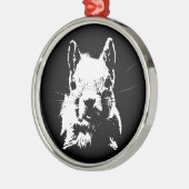 Ornement Métallique Écureuil (Gauche)