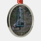 Ornement Métallique Écureuil sur le conducteur d'oiseau (Droite)