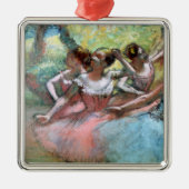 Ornement Métallique Edgar Degas | quatre ballerines sur l'étape (Devant)