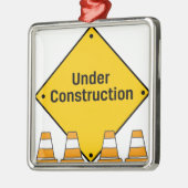 Ornement Métallique En construction avec des cônes (Gauche)