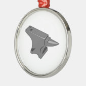 Ornement Métallique Enclume (Gauche)