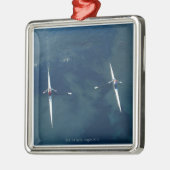 Ornement Métallique Équipe d'aviron (Gauche)