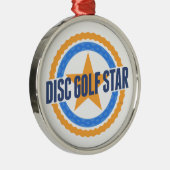 Ornement Métallique Étoile de Disk Golf Star (Droite)