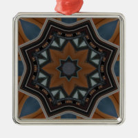 Étoile marron kaléidoscope