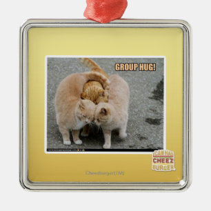 Ornement Métallique étreinte de groupe