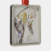 Ornement Métallique Européen Lynx (Droite)