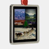 Ornement Métallique Fairbanks, Alaska Collage (Droite)