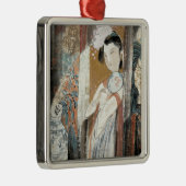 Ornement Métallique Femme avec l'épingle à cheveux florale (Droite)