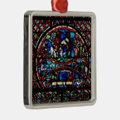 Ornement Métallique Fenêtre dépeignant le bon Samaritain (Droite)