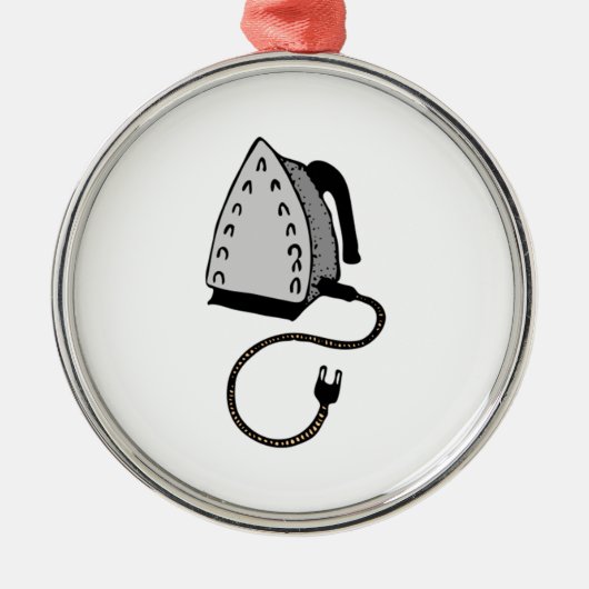 Ornement Métallique Fer chaud de vêtements (Devant)