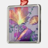 Ornement Métallique Feuilles d'automne à Lilac (Gauche)