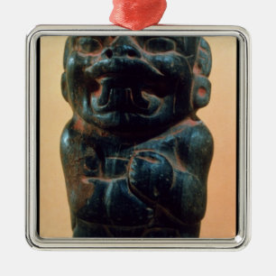 Ornement Métallique Figure avec la tête de Jaguar