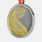 Ornement Métallique Filet d'isolement des bactéries (Gauche)