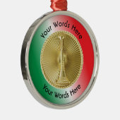 Ornement Métallique Firefighter Gold Medallion (Droite)