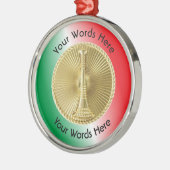 Ornement Métallique Firefighter Gold Medallion (Gauche)