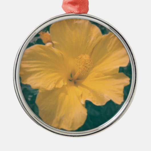 Ornement Métallique Fleur tropicale (Devant)