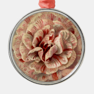 Ornement Métallique Fleur vintage