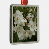 Ornement Métallique Flore de Bégonia blanche tropicale (Droite)