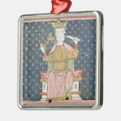 Ornement Métallique Fol.57v janvier : Janus (Gauche)