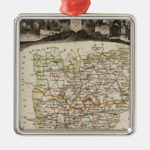 Ornement Métallique Forêt, frontières de secteur