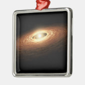 Ornement Métallique Formation de cristal de silicone (Gauche)