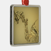 Ornement Métallique Forme abstraite constituée en éclaboussant l'eau (Droite)