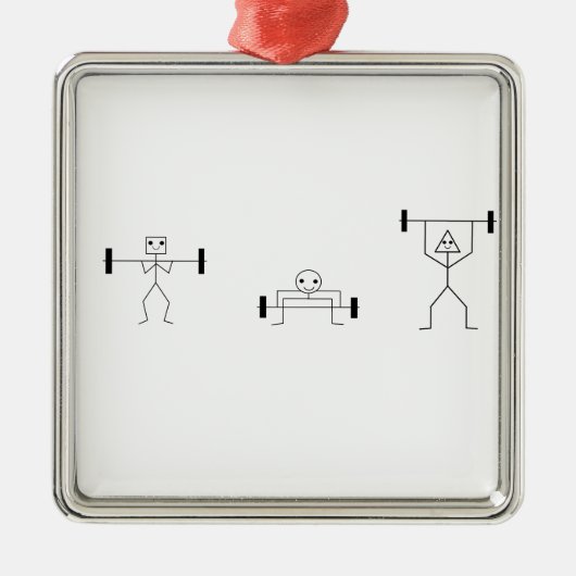 Ornement Métallique formes de forme physique (Devant)