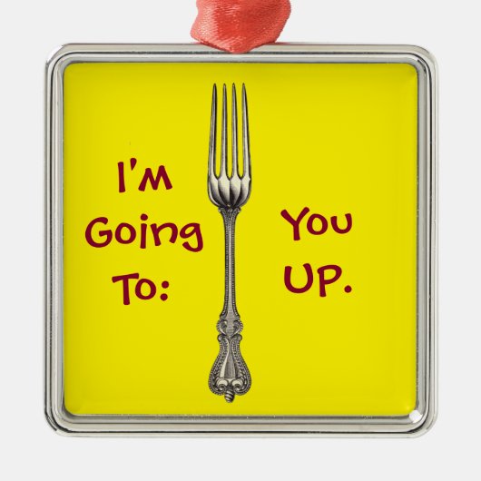 Ornement Métallique Fourchette (Devant)