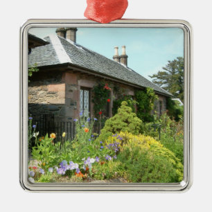 Ornement Métallique Français Cottage II avec Flower Garden Photographi