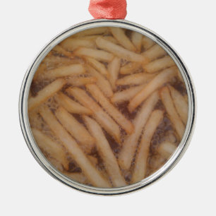 Ornement Métallique Fries françaises délicieuses