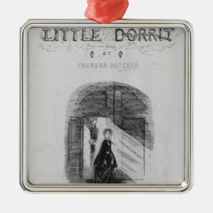 Ornement Métallique Frontispice "peu de Dorrit" par Charles