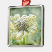 Ornement Métallique Frosty Zinna (Gauche)