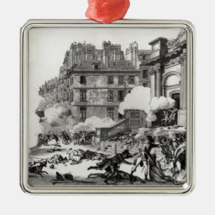 Ornement Métallique Fusillade avant église de St Roch à Paris