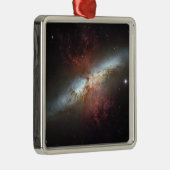 Ornement Métallique Galaxie Starburst, Messier 82 (Droite)