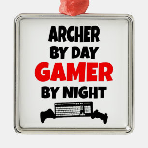 Ornement Métallique Gamer Archer