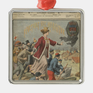 Ornement Métallique Générosité de la ville de Paris et de la France