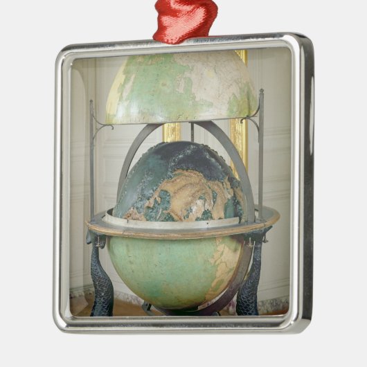 Ornement Métallique Globe terrestre et céleste (Gauche)