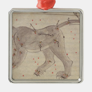 Ornement Métallique Grand ours, du livre des étoiles après EL Hussein