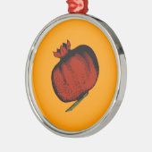 Ornement Métallique Grenade (Gauche)