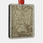 Ornement Métallique Grenade de La de l'Isle de carte (Droite)