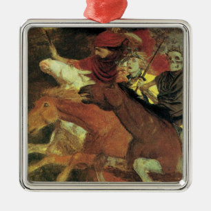 Ornement Métallique Guerre par Arnold Bocklin, Symbolisme Vintage Art