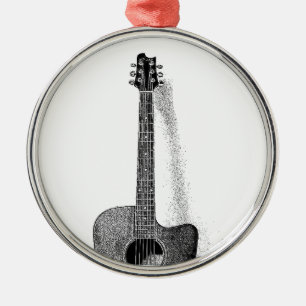 Ornement Métallique Guitare classique