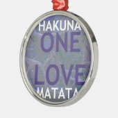 ORNEMENT MÉTALLIQUE HAKUNA MATATA (Gauche)