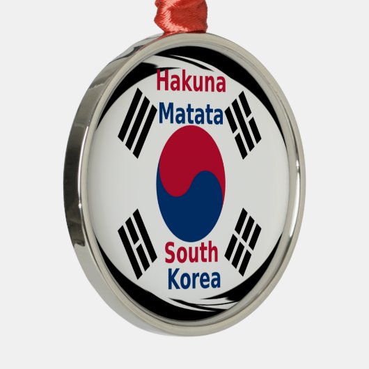 Ornement Métallique Hakuna Matata Corée du Sud (Droite)